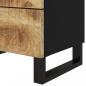 Preview: Nachttisch 50x33x62 cm Massivholz Mango & Holzwerkstoff