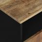 Preview: Nachttisch 50x33x62 cm Massivholz Mango & Holzwerkstoff