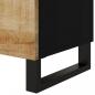 Preview: Nachttisch 50x33x62 cm Massivholz Mango & Holzwerkstoff