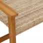 Preview: 5-tlg. Garten-Lounge-Set Beige Poly Rattan und Akazienholz