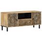 Preview: TV-Schrank 105x33x46 cm Massivholz Mango