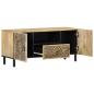 Preview: TV-Schrank 105x33x46 cm Massivholz Mango