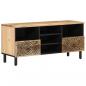 Preview: TV-Schrank 100x33x46 cm Massivholz Mango