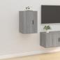 Preview: ARDEBO.de - TV-Wandschrank Grau Sonoma 40x34,5x60 cm