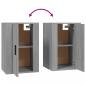 Preview: TV-Wandschrank Grau Sonoma 40x34,5x60 cm