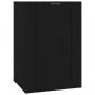 Preview: TV-Wandschrank Schwarz 40x34,5x60 cm