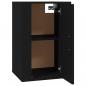 Preview: TV-Wandschrank Schwarz 40x34,5x60 cm