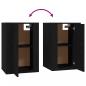 Preview: TV-Wandschrank Schwarz 40x34,5x60 cm