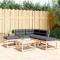 Preview: ARDEBO.de - 5-tlg. Garten-Sofagarnitur mit Kissen Massivholz Kiefer