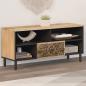 Preview: ARDEBO.de - TV-Schrank 100x33x46 cm Massivholz Mango