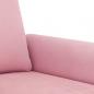 Preview: 2-Sitzer-Sofa Rosa 120 cm Samt