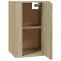 Preview: TV-Wandschrank Sonoma-Eiche 40x34,5x60 cm