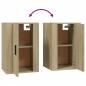 Preview: TV-Wandschrank Sonoma-Eiche 40x34,5x60 cm