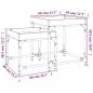 Preview: Beistelltische 2 Stk. Räuchereiche Holzwerkstoff