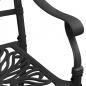 Preview: 5-tlg. Bistro-Set Aluminiumguss Schwarz