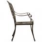 Preview: 5-tlg. Bistro-Set Aluminiumguss Bronzen