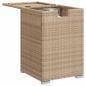 Preview: Propan-Tank-Verstecktisch Beige 40x40x60 cm Poly Rattan