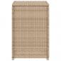 Preview: Propan-Tank-Verstecktisch Beige 40x40x60 cm Poly Rattan