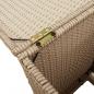 Preview: Propan-Tank-Verstecktisch Beige 40x40x60 cm Poly Rattan