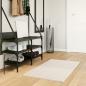 Preview: ARDEBO.de - Teppich Shaggy Hochflor Modern Creme 60x110 cm