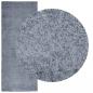 Preview: Teppich Shaggy Hochflor Modern Blau 80x200 cm