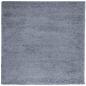 Preview: ARDEBO.de - Teppich Shaggy Hochflor Modern Blau 200x200 cm