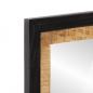 Preview: Badspiegel 55x1x60 cm Glas und Massivholz Mango