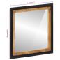 Preview: Badspiegel 55x1x60 cm Glas und Massivholz Mango