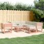 Preview: ARDEBO.de - 8-tlg. Garten-Lounge-Set mit Kissen Massivholz Douglasie