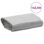 Preview: Abdeckplane Grau 1x2,5 m 650 g/m²