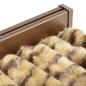 Preview: Fliegenvorhang Beige und Braun 56x200 cm Chenille