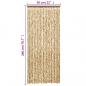 Preview: Fliegenvorhang Beige und Braun 56x200 cm Chenille