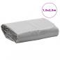 Preview: Abdeckplane Grau 1,5x2,5 m 650 g/m²