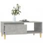 Preview: Couchtisch Betongrau 90x50x36,5 cm Holzwerkstoff