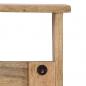 Preview: Wandgarderobe mit 4 Haken Massivholz Mango