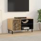 Preview: TV-Schrank 80x31x46 cm Massivholz Mango