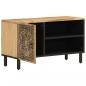 Preview: TV-Schrank 80x31x46 cm Massivholz Mango