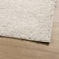 Preview: Teppich Shaggy Hochflor Modern Creme 160x230 cm