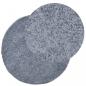 Preview: Teppich Shaggy Hochflor Modern Blau Ø 100 cm