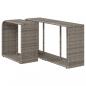 Preview: Outdoor-Rgale 2 Stk. Grau Poly Rattan