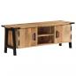 Preview: TV-Schrank 110x35x40 cm Massivholz Mango