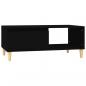 Preview: Couchtisch Schwarz 90x50x36,5 cm Holzwerkstoff