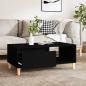 Preview: Couchtisch Schwarz 90x50x36,5 cm Holzwerkstoff