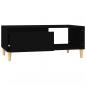 Preview: Couchtisch Schwarz 90x50x36,5 cm Holzwerkstoff