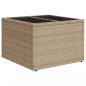 Preview: 5-tlg. Garten-Sofagarnitur mit Kissen Beige Poly Rattan