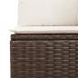 Preview: 13-tlg. Garten-Sofagarnitur mit Kissen Braun Poly Rattan