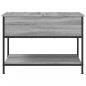 Preview: Couchtisch Grau Sonoma 70x50x50 cm Holzwerkstoff und Metall