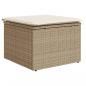 Preview: 5-tlg. Garten-Sofagarnitur mit Kissen Beige Poly Rattan