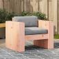 Preview: ARDEBO.de - Gartensessel 79x60x62 cm Massivholz Douglasie