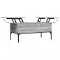 Preview: Couchtisch Grau Sonoma 100x50x45 cm Holzwerkstoff und Metall